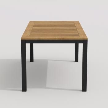 Обеденная группа Ideal Patio TELLA GIRA - стол тик 180/каркас карбон