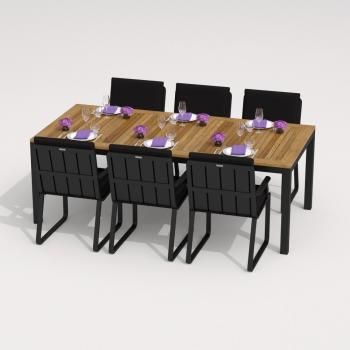 Каркас карбон / стол тик 200 / ткань черная