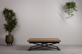 Стол-трансформер Levmar Compact D38/S53 Дуб вотан/Черный