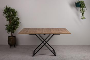 Стол-трансформер Levmar Compact D38/S53 Дуб вотан/Черный