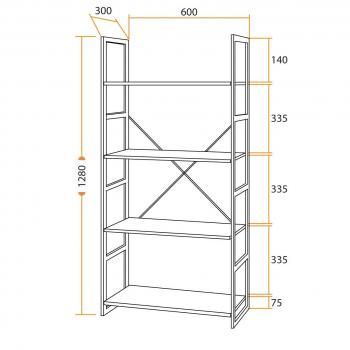 Стеллаж TetChair WS-01