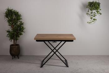 Стол-трансформер Levmar Compact D38/S53 Дуб вотан/Черный