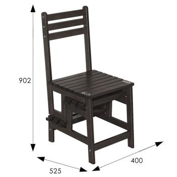 Стул-стремянка Мебелик Массив