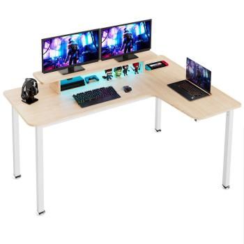 Стол письменный (для компьютера) угловой EUREKA EUREKA L60R-MW