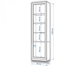 Витрина высокая Мэрдэс ВтВ-ФСД-ФГК