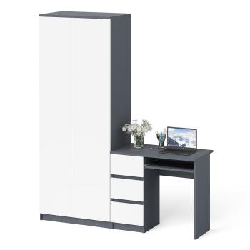 Стол компьютерный СВК Мори МС-6 левый + Шкаф МШ800.1