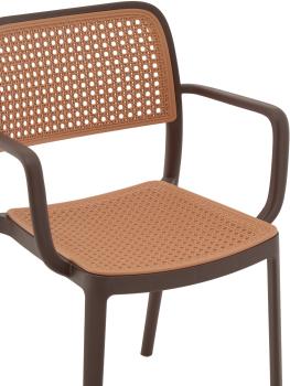 Стул пластиковый STOOL GROUP Yona с подлокотниками