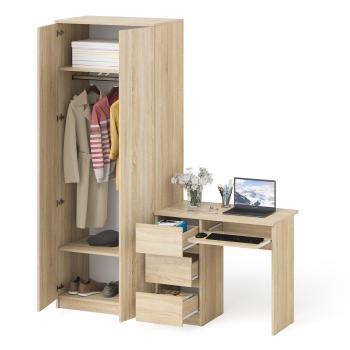 Стол компьютерный СВК Мори МС-6 левый + Шкаф МШ800.1