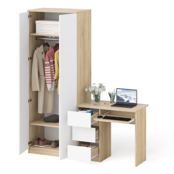 Стол компьютерный СВК Мори МС-6 левый + Шкаф МШ800.1