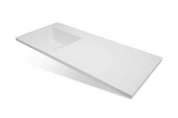 Тумба Style Line Даллас 110 Люкс Plus + Умывальник ESTETUS Даллас 1100*480 левый