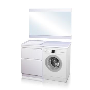 Тумба напольная Style Line Даллас 120 правая + Умывальник ESTETUS Даллас 1200*480 левый