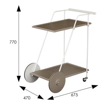 Стол сервировочный Мебелик Новум
