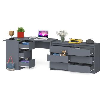 Стол компьютерный СВК Мори МС-16 левый + Комод МК1200.6