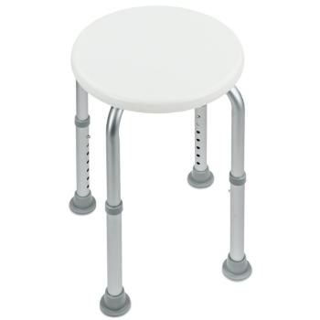 Стул круглый Brabix ТИТАН для купания в душе