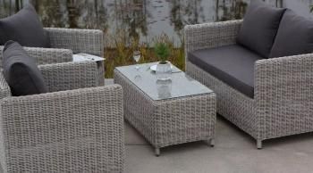 Журнальный столик из искусственного ротанга 4sis Кон Панна