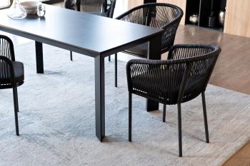 Обеденная группа на 4 персоны со стульями марсель 4sis Венето