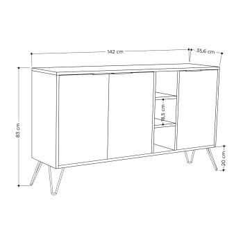 Комод Леве Клара (Комод LEVE CLARA CONSOLE)
