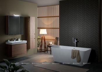 Зеркало-шкаф AQUANET Нью-Йорк 85