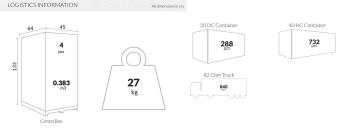 Стул пластиковый барный Siesta Maya Bar 75