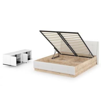 Кровать Муссон Mobi 11.28 + Тумба под ТВ Квадро 13.276