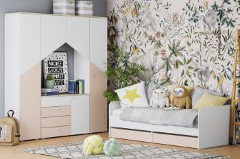 Шкаф комбинированный Сильва Банни НМ 041.45