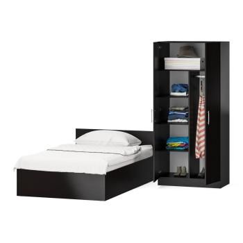 Кровать СВК 1200 + Шкаф 2-х створчатый Стандарт