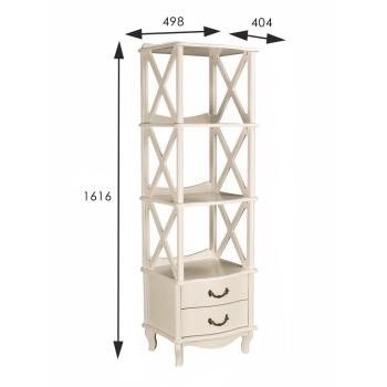 Этажерка Мебелик Джульетта-3