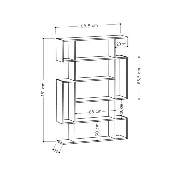Стеллаж прямой LEVE MITO BOOKCASE