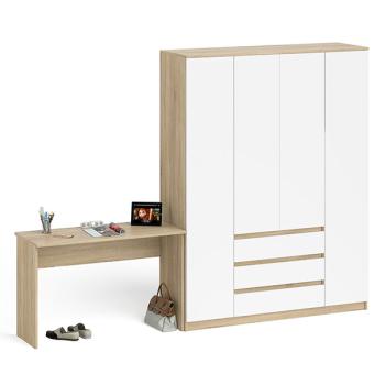 Стол письменный СВК Мори МСП1200.1 + Шкаф МШ1600.1