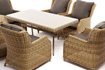 Обеденная группа плетеная из искусственного ротанга 4sis Неаполь