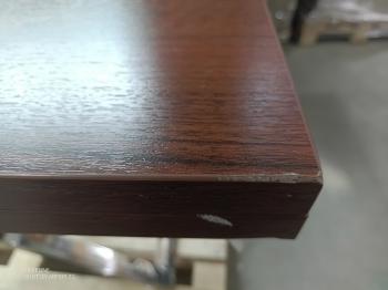 Стол-трансформер Cross D44/S79 миланский орех/опоры нерж.сталь (У)