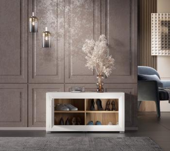 Тумба для обуви БРВ Мебель MALTA B136-BUT1D/110