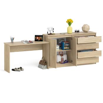 Стол письменный СВК Мори МСП1200.1 + Комод МК1600.1