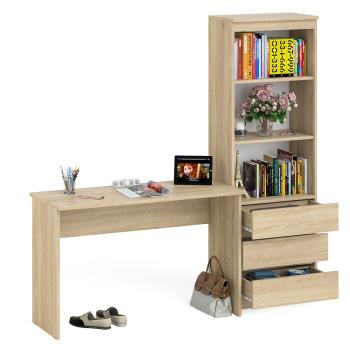 Стол письменный СВК Мори МСП1200.1 + Стеллаж МСТ600.3