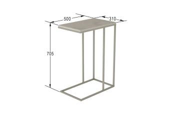 Стол придиванный Агами Лайт стоун (У)