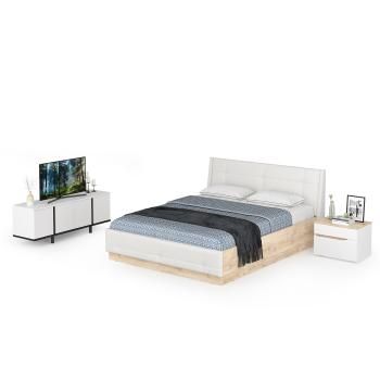 Кровать Муссон Mobi 11.28 + Тумба 16.03 + Тумба ТВ 13.276