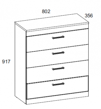 Комод Анрэкс 4S JAGGER