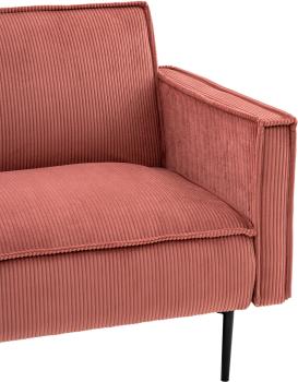 Диван прямой STOOL GROUP Кассель велюр рельефный