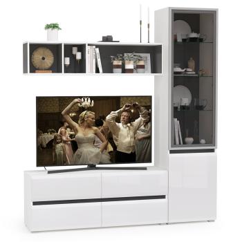 Гостиная Mobi Сидней Комплектация № 08 13.63 + 15.57 + 13.201