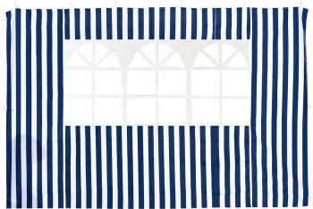 Стенка для садового тента Green Glade с окном 4120 синяя