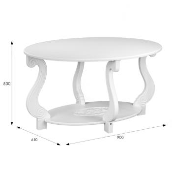 Стол журнальный Мебелик Овация (М) ЛАЙТ