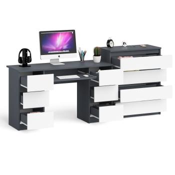 Стол компьютерный СВК Мори МС-2 + Комод МК800.4