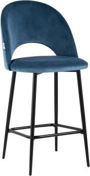 Велюр пыльно-синий