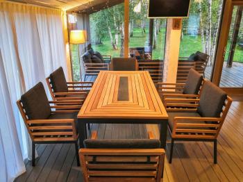 Обеденная группа Ideal Patio EGMONT стол тик 180