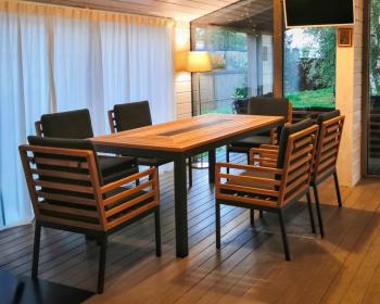 Обеденная группа Ideal Patio EGMONT стол тик 180