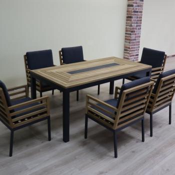 Обеденная группа Ideal Patio EGMONT стол тик 180