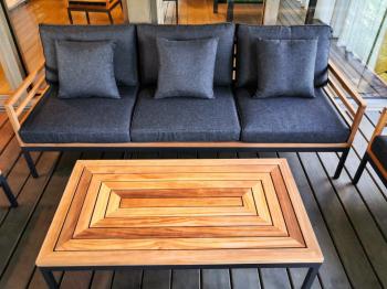 Лаунж зона Ideal Patio EGMONT с трехместным диваном