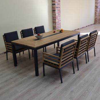 Обеденная группа Ideal Patio EGMONT стол тик 220