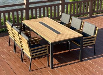 Стол обеденный Ideal Patio EGMONT из тика 220x100