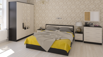 Кровать СВК Фиеста 1800 + тумба